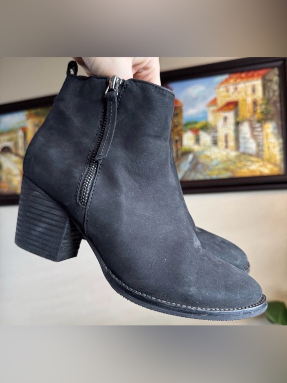 Blondo Vegas 2 Bootie Waterproof Black Ankle Boots 7.5